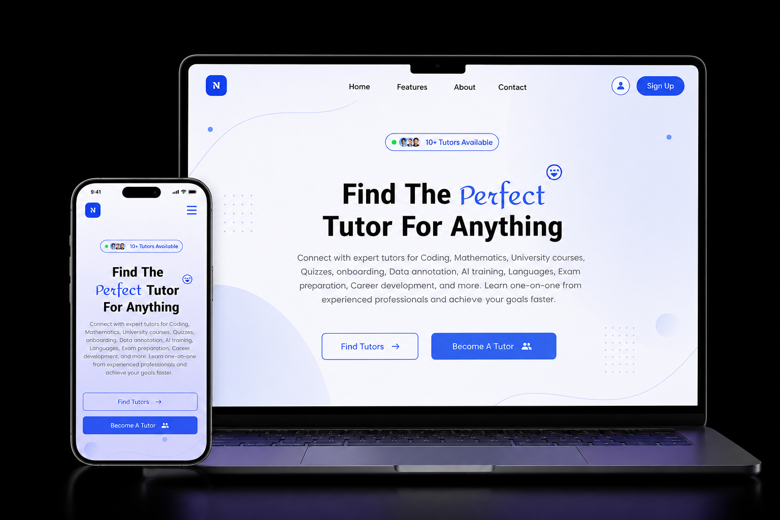 Tutorly app screenshot